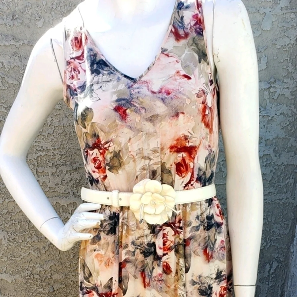 Haute Hippie Floral Silk Maxi Dress - Picture 2 of 10